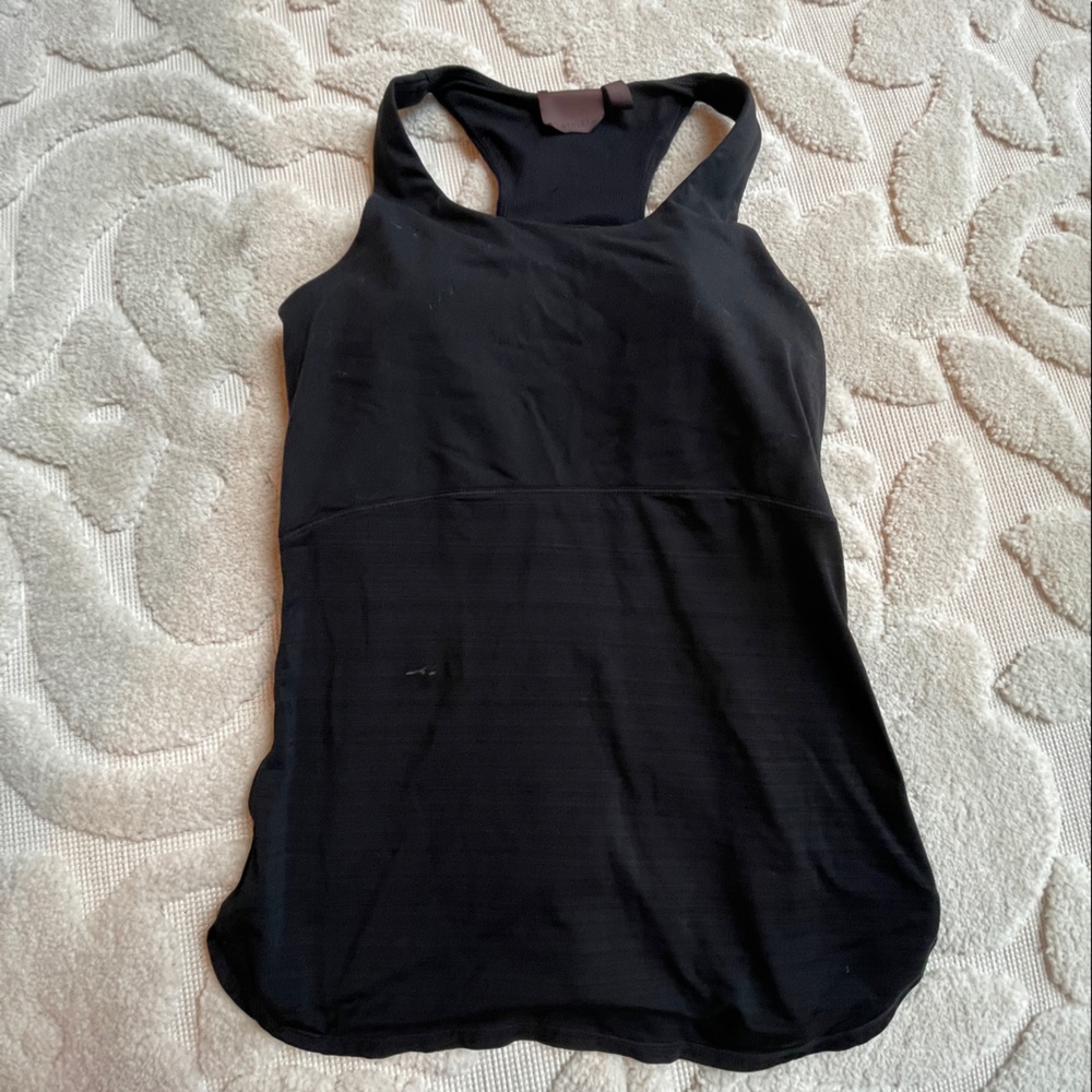 Black athlete workout top